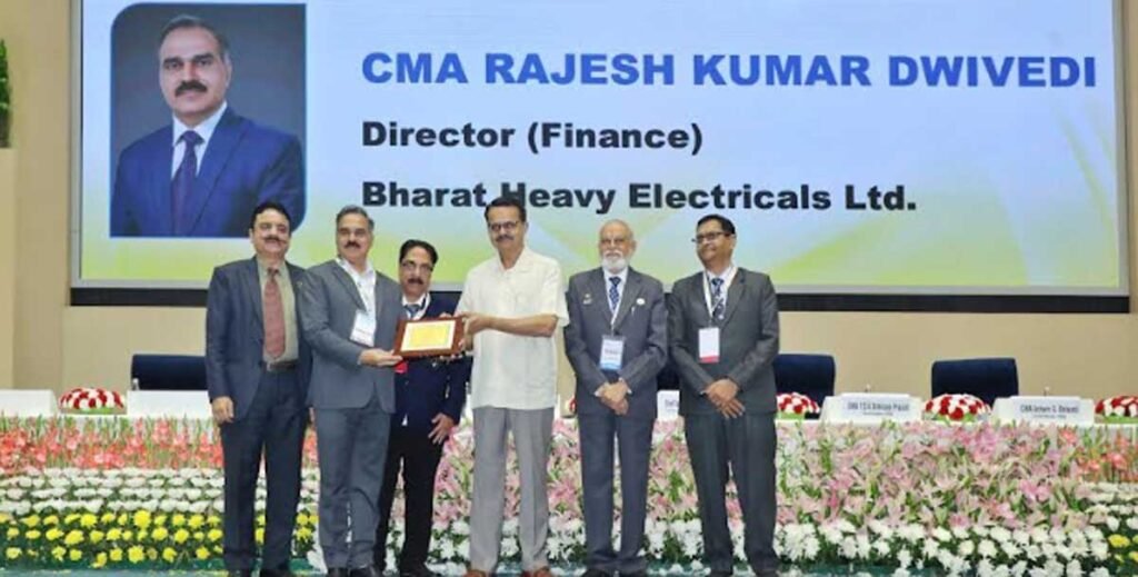 Rajesh Kumar Dwivedi, Director (Finance), BHEL honoured with ‘CFO ...